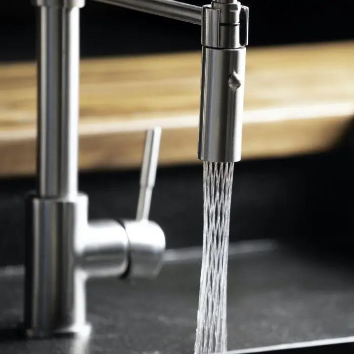 ZLINE Voltaire Kitchen Faucet in Chrome, VLT-KF-CH ZLINE Dreamwood Living