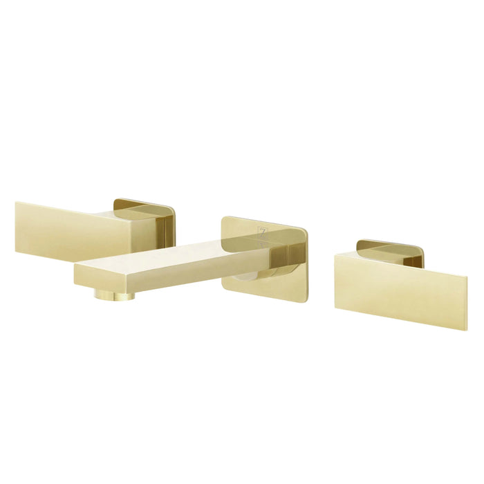 ZLINE Wall Mount Bathroom Faucet in Polished Gold (BLS-BFW-PG) ZLINE Dreamwood Living