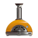Coyote C1PZ30H Hybrid pizza oven in yellow, front view