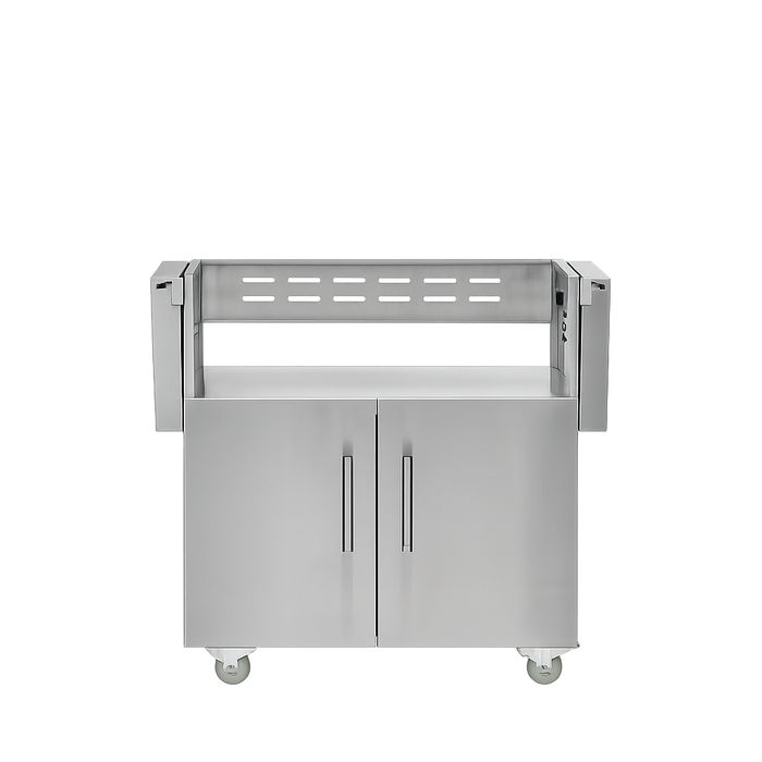 Coyote C3S36CT stainless steel grill cart for the C3CL36 or C3SL36
