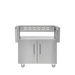 Coyote C3S36CT stainless steel grill cart for the C3CL36 or C3SL36