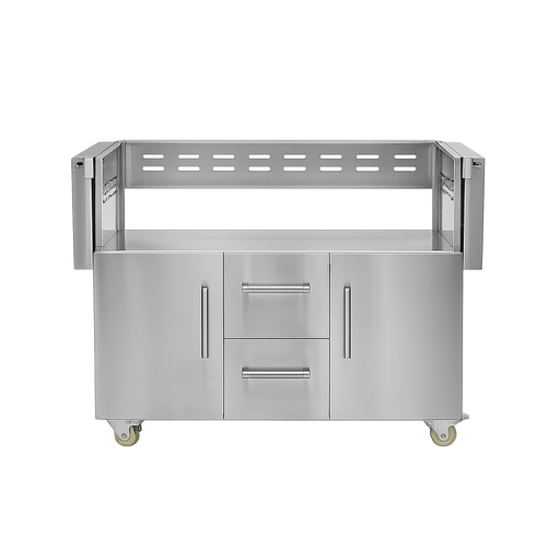 Coyote C3HY50CT 50" cart that turns the C3CO50 combo grill into a freestanding grill