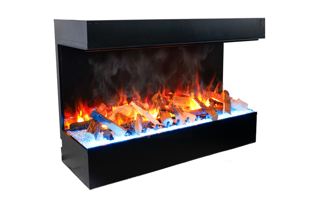 Amantii TruView Signature 3-Sided Glass Electric Fireplace