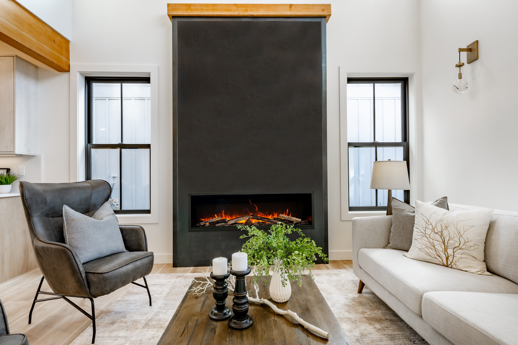Amantii Symmetry Bespoke Extra Tall Electric Fireplace