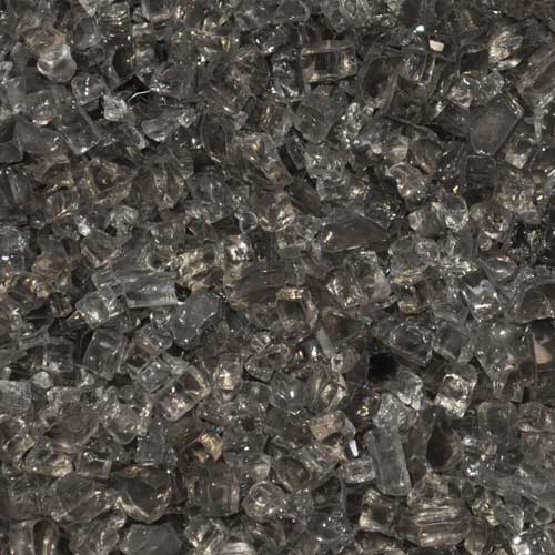 HPC 1/4 inch decorative fire pit glass in bronze