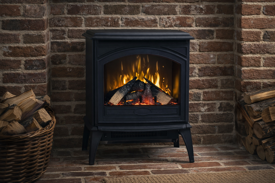 Amantii CastIron Freestanding Electric Fireplace