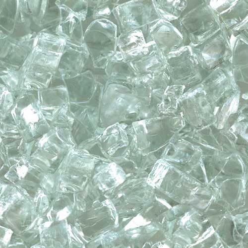 HPC 1/4 inch decorative fire pit glass in clear