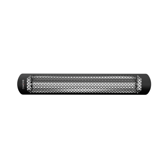 Bromic Tungsten Select heater with the oval front cover, black