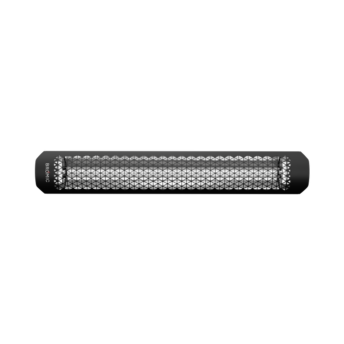 Bromic Tungsten Select heater with the triangle front cover, black