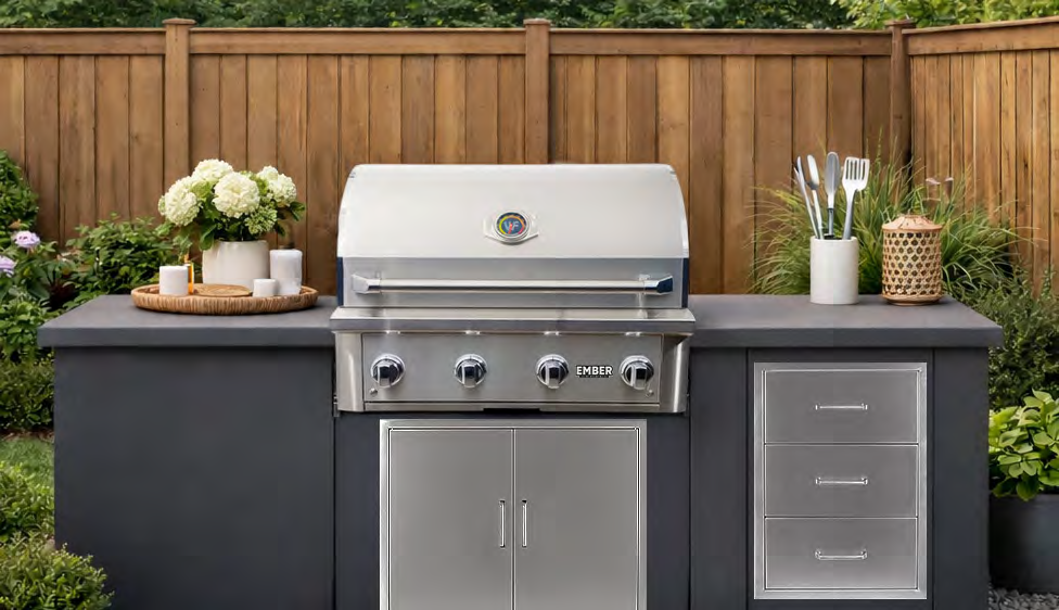 Wildfire Ember 32" Gas Grill with Sear Burner, 304 Stainless Steel