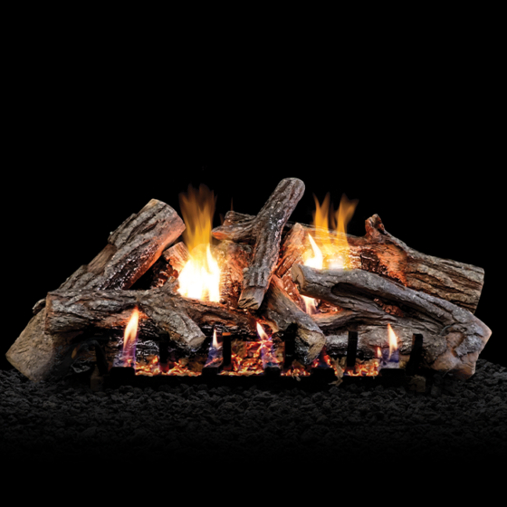 Empire 18" Fallen Timber Log Set 8pcs Burncrete