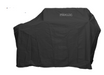 Fire Magic 35185-20F black vinyl cover on a portable cart grill
