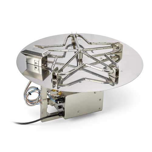 HPC 14" Round Flat Match Lit Fire Pit Insert