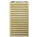 HUUM CORE electric sauna heater with alder wood panels and stainless steel top, filled with sauna stones