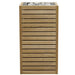 HUUM CORE ST electric sauna heater with thermo-aspen wood panels and stainless steel top