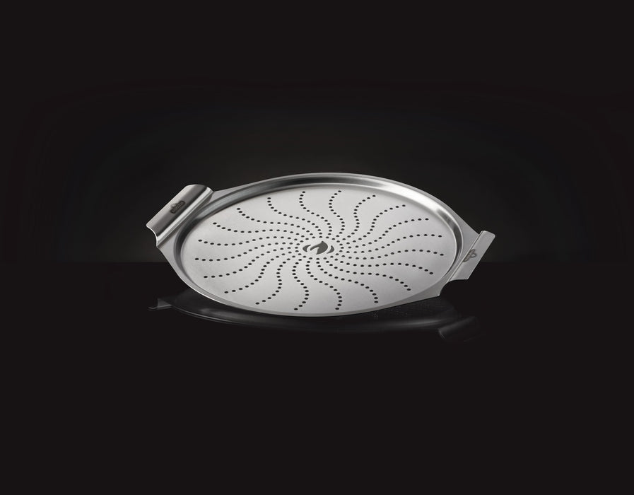 56066 14"(35.5cm) Stainless Steel Pizza Pan – product photo