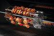 64008 Rotisserie Shish-Kebab Skewer Set – in use with chicken and vegetables
