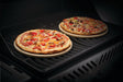 10" Personal Sized Pizza/Baking Stone Set – in use with pizzas on a Rogue grill