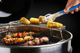 71022 Warming Rack for Charcoal Kettle Grills – in use on a kettle grill