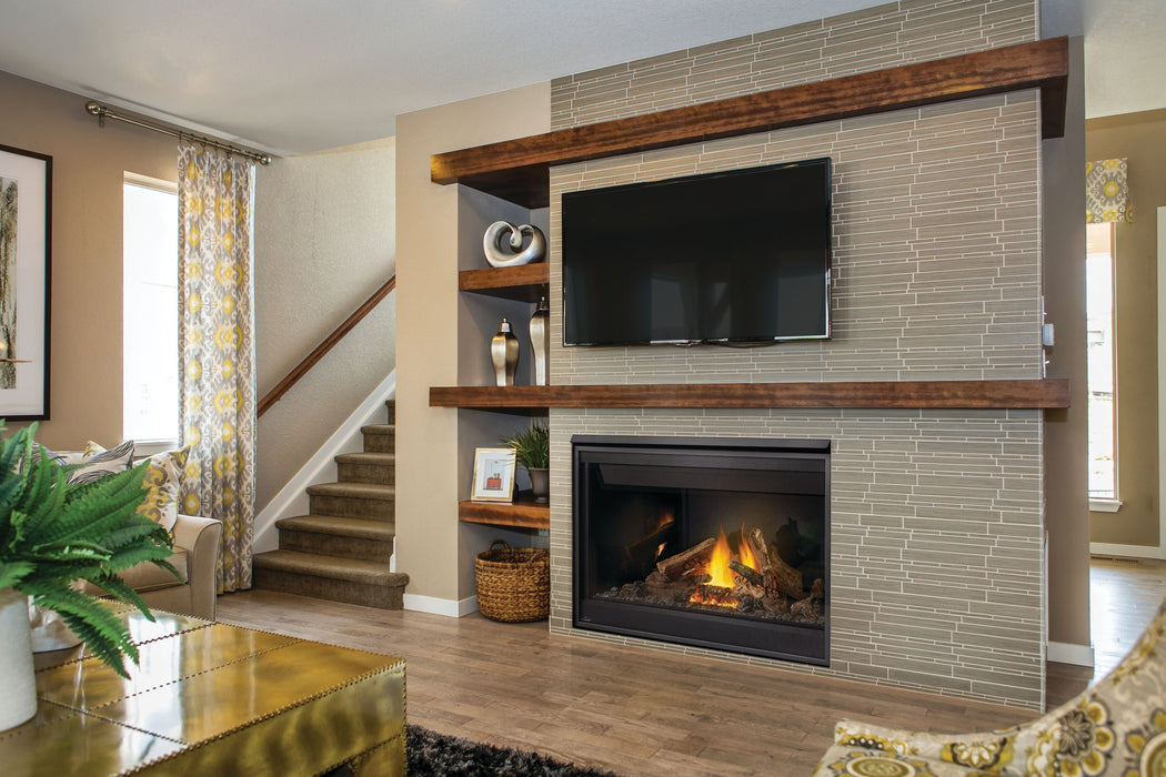 Ascent 46 Direct Vent Gas Fireplace – installed in a living room