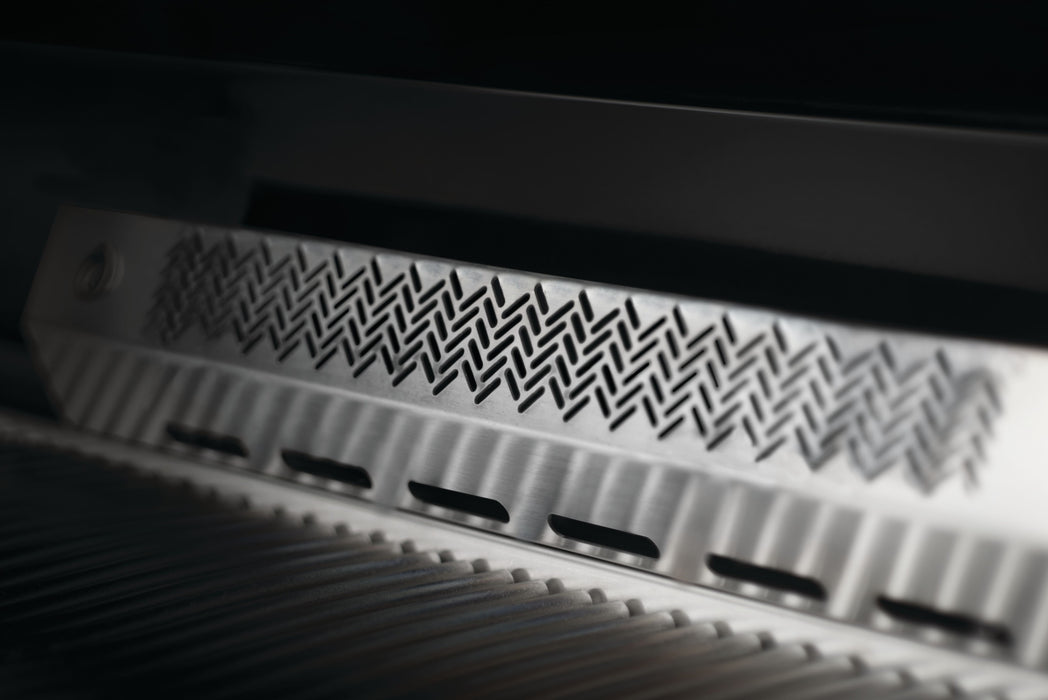 700 Series 38" Built-in Gas Grill with Infrared Rear Burner – close-up of infrared rear burner