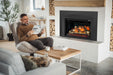 Rosedale 29" Smart Electric Fireplace Insert – installed in a living room, with arched faceplate