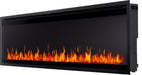Astound 62" SlimMount Smart Electric Fireplace – angled view