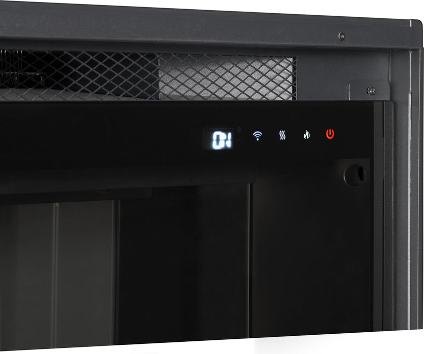 Rosedale 26" Smart Electric Fireplace Insert – close-up of control panel