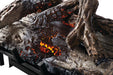 Woodland Electric Log Set – close-up of glowing logs