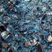 HPC 1/4 inch decorative fire pit glass in pacific blue reflective