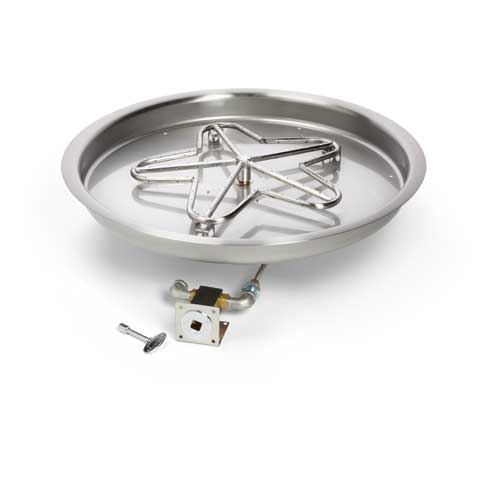 HPC 19" Round Bowl Match Lit Fire Pit Insert