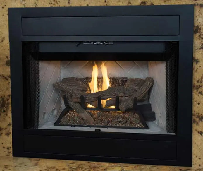 Superior - BRT4336 36" Elec, White Stacked Refractory Panels - BRT4336TEN-B Superior