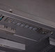 SimpliFire Triton 50" electric fireplace controls, close-up