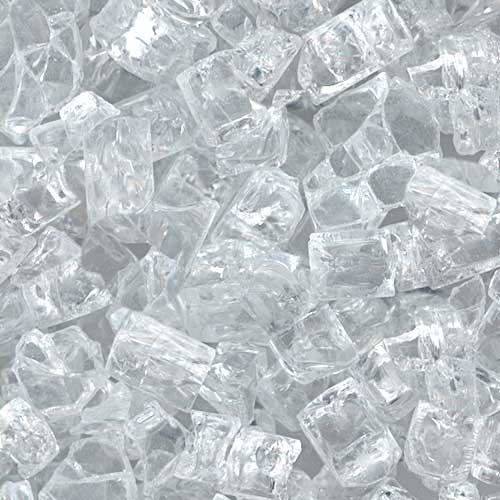 HPC 1/4 inch decorative fire pit glass in starfire