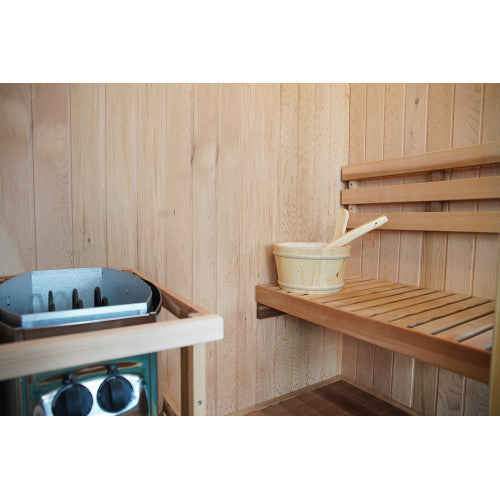 SunRay Aston 1-2 Person Indoor Traditional Sauna - Canadian Cedar SunRay Saunas