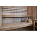 SunRay Charleston 4 Person Indoor Traditional Sauna with Double Bench - Canadian Cedar SunRay Saunas