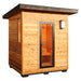 SunRay Denali 4 Person Contemporary Outdoor Traditional Sauna - Western Red Cedar SunRay Saunas