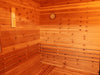 SunRay Denali 4 Person Contemporary Outdoor Traditional Sauna - Western Red Cedar SunRay Saunas