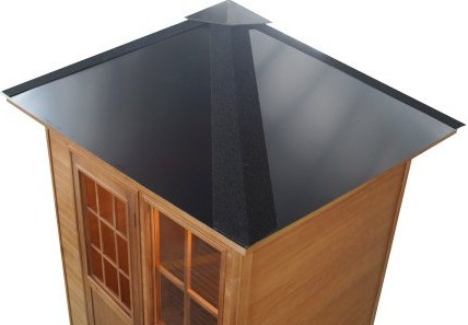 SunRay Freeport 3 Person Outdoor Traditional Sauna - Canadian Hemlock SunRay Saunas