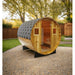 SunRay Galley 4 Person Barrel Outdoor Traditional Sauna - Western Red Cedar SunRay Saunas