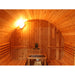 SunRay Galley 4 Person Barrel Outdoor Traditional Sauna - Western Red Cedar SunRay Saunas