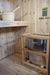 SunRay Hampton 3 Person Indoor Traditional Sauna with Double Bench - Canadian Cedar SunRay Saunas