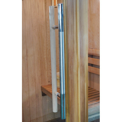 SunRay Hampton 3 Person Indoor Traditional Sauna with Double Bench - Canadian Cedar SunRay Saunas