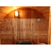 SunRay Solace 2 Person Barrel Outdoor Traditional Sauna - Western Red Cedar SunRay Saunas
