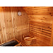 SunRay Solace 2 Person Barrel Outdoor Traditional Sauna - Western Red Cedar SunRay Saunas