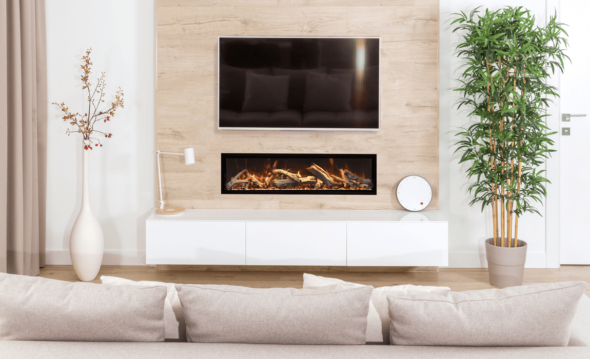 Amantii Symmetry Bespoke Extra Tall Electric Fireplace