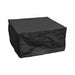 The Outdoor Plus Square Canvas Fire Pit Cover in black
