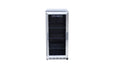 TrueFlame 15" Outdoor Rated Fridge with Glass Door AMD-RFR-15G - front view, glass door closed