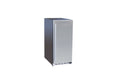 TrueFlame 15" Outdoor Rated Fridge with Stainless Door AMD-RFR-15S - side view, door closed