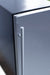 TrueFlame 15" Outdoor Rated Fridge with Stainless Door AMD-RFR-15S - close-up of stainless door handle